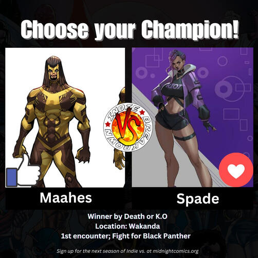 Maahes vs Spade