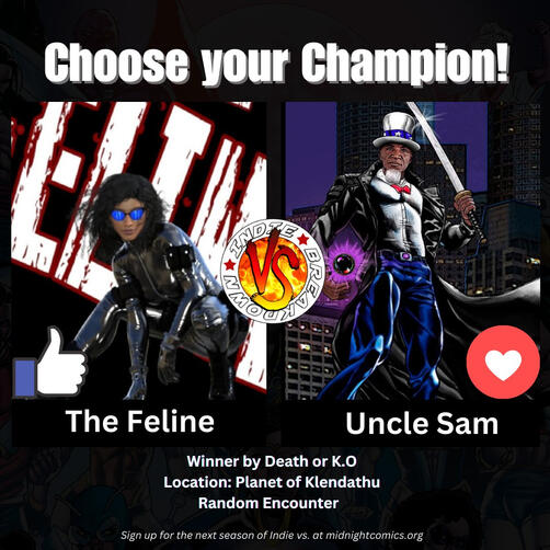 The Feline vs Uncle Sam