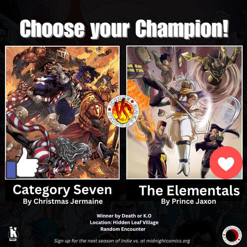 Category Seven vs The Elementals